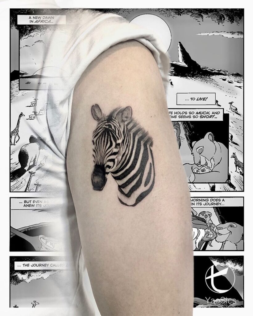 Zebra Tattoos 86