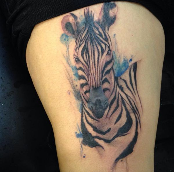 Zebra Tattoos 9