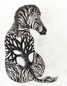 Zebra Tattoos 93
