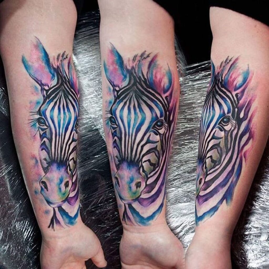 Zebra Tattoos 95