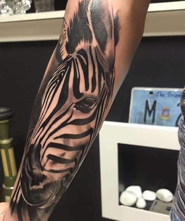 Zebra Tattoos 96