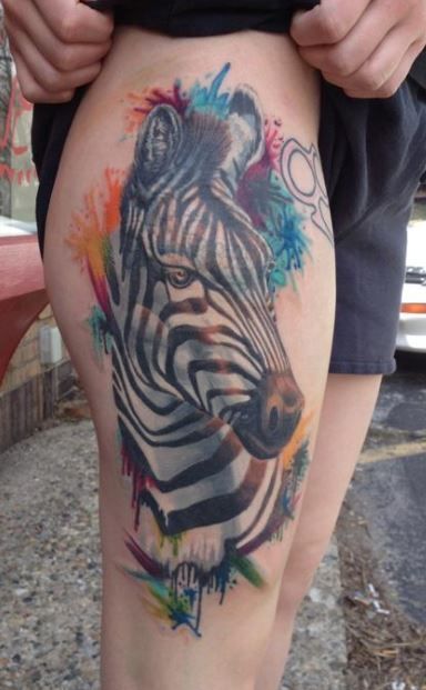 Zebra Tattoos 98