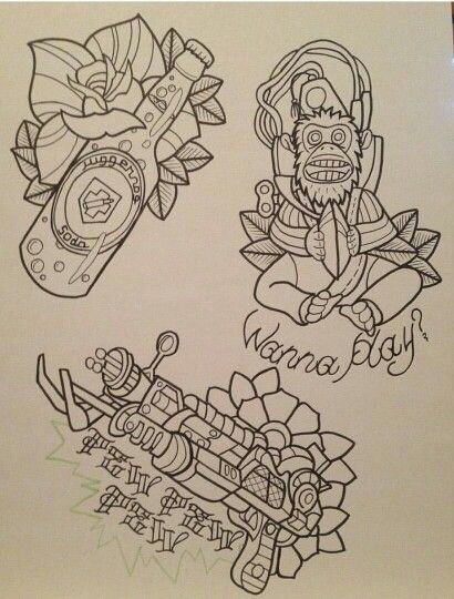 Zombie Tattoos 128