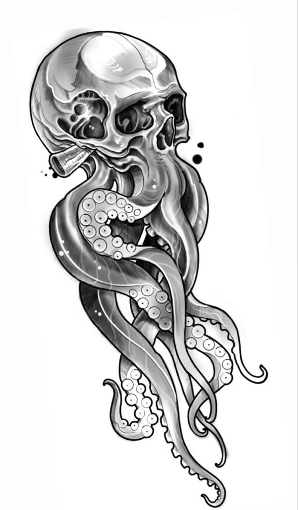 Kraken Tattoo 14