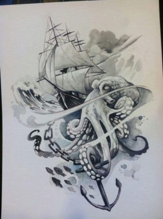 245+ Superior Kraken Tattoos Ideas (2022) - TattoosBoyGirl