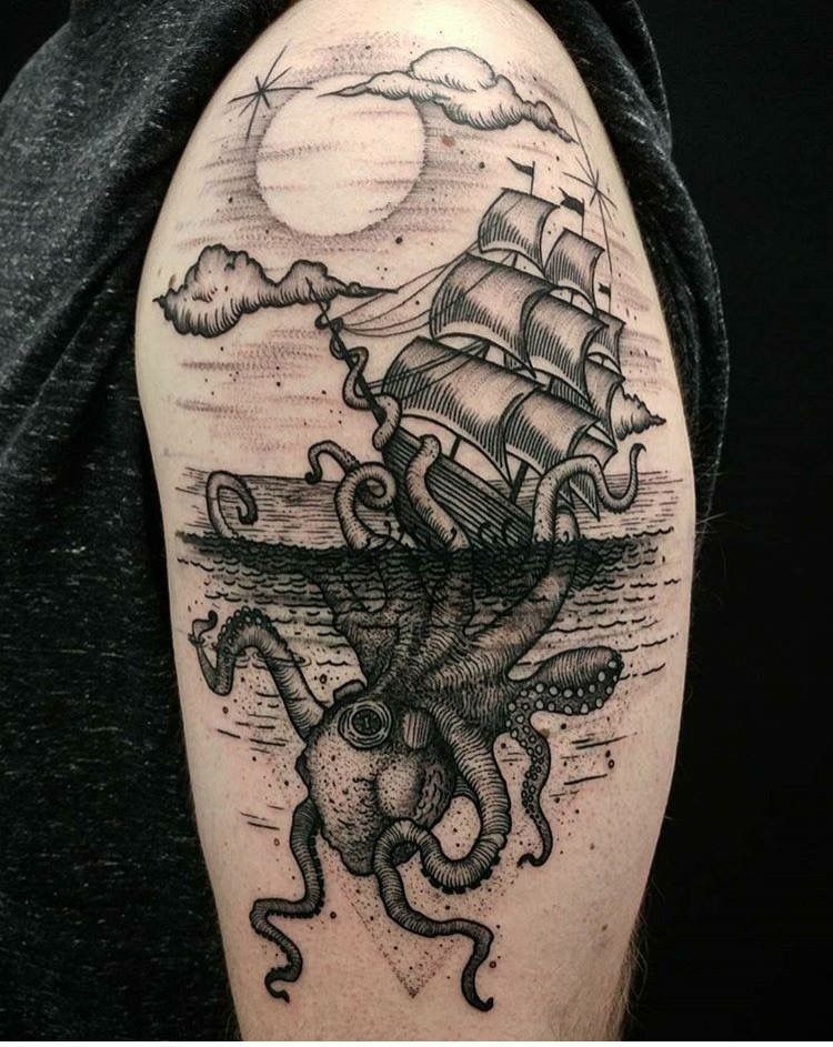 Kraken Tattoo 9