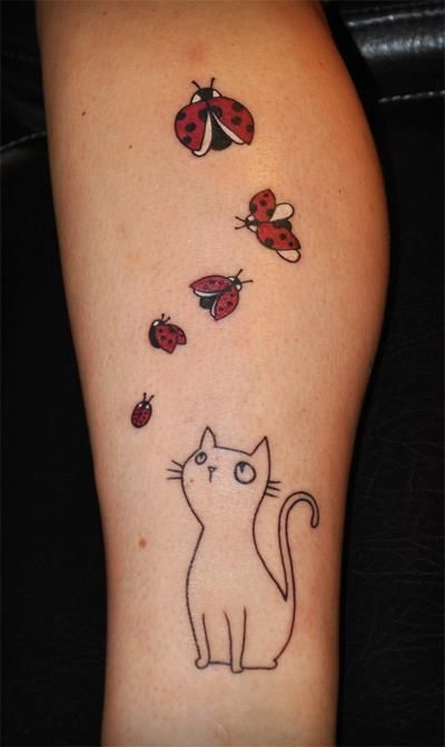 Ladybug Tattoos 11