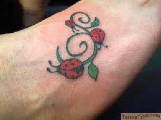 Ladybug Tattoos 154