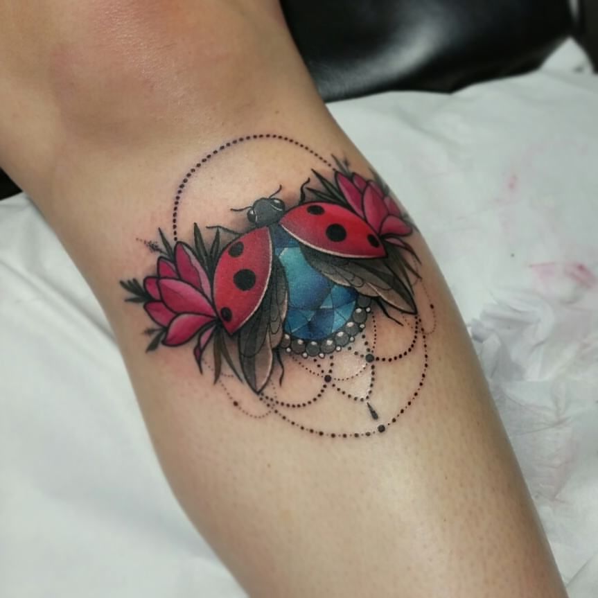 Ladybug Tattoos 26