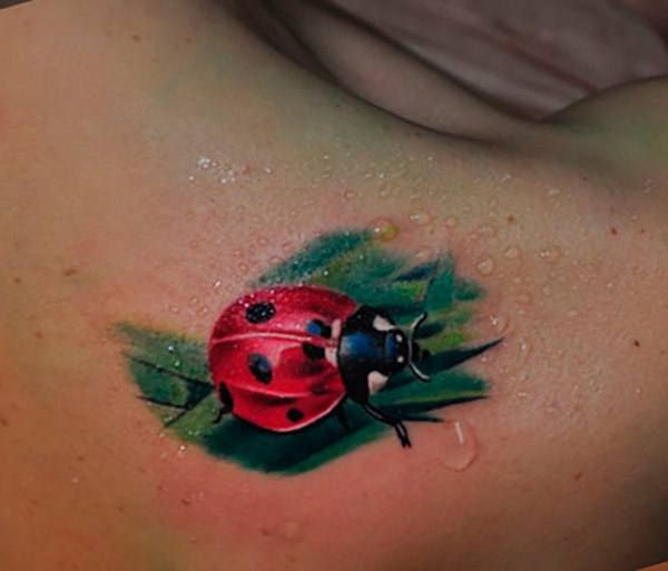 Ladybug Tattoos 28