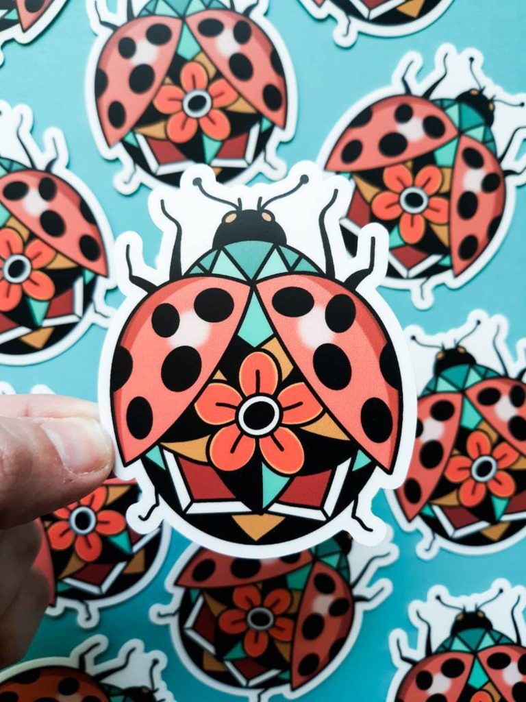 Ladybug Tattoos 57
