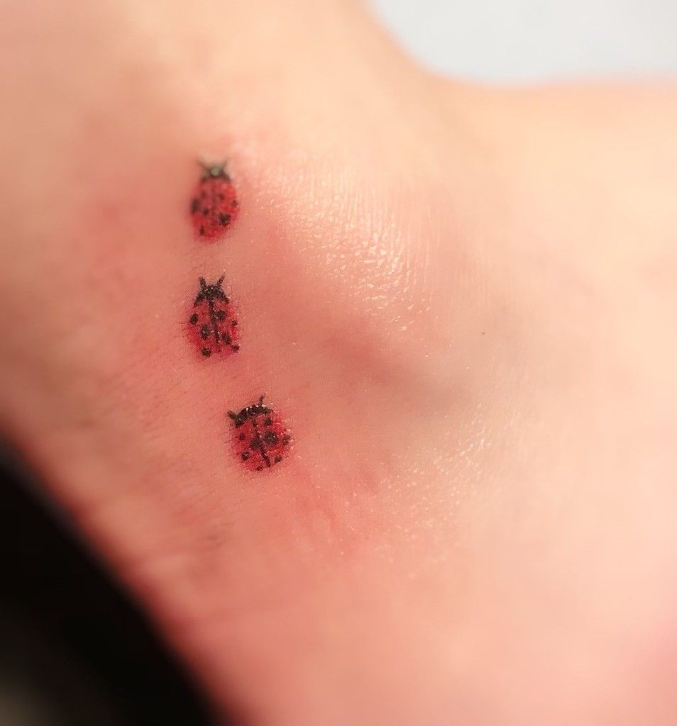 Ladybug Tattoos 75