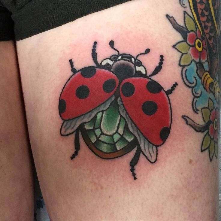 Ladybug Tattoos 84