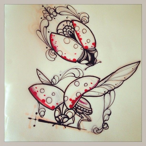 Ladybug Tattoos 93