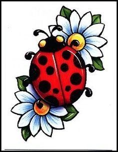 Ladybug Tattoos 96