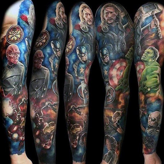 Avengers Tattoos 10