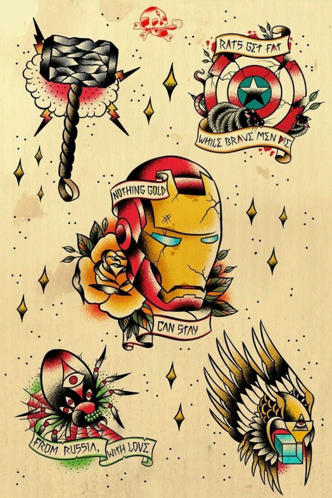 Avengers Tattoos 116
