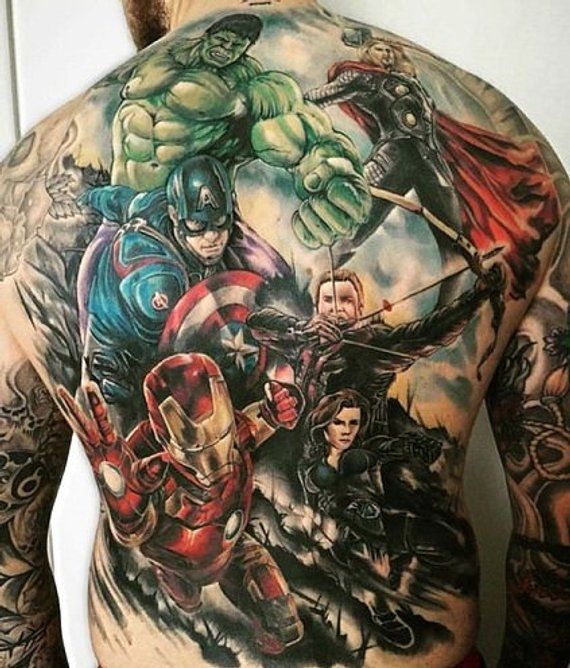 Avengers Tattoos 17