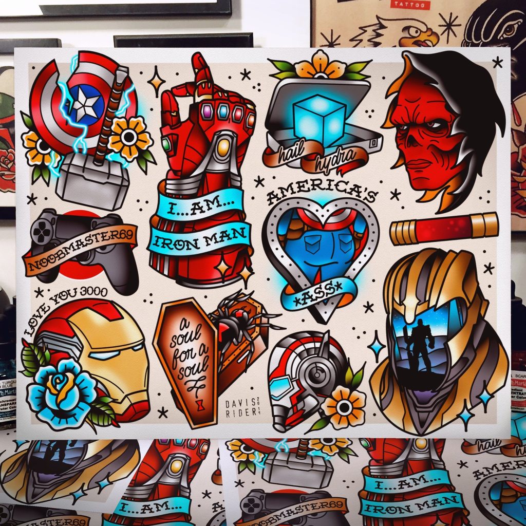 Avengers Tattoos 91