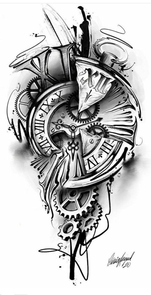 Clock Tattoo 110