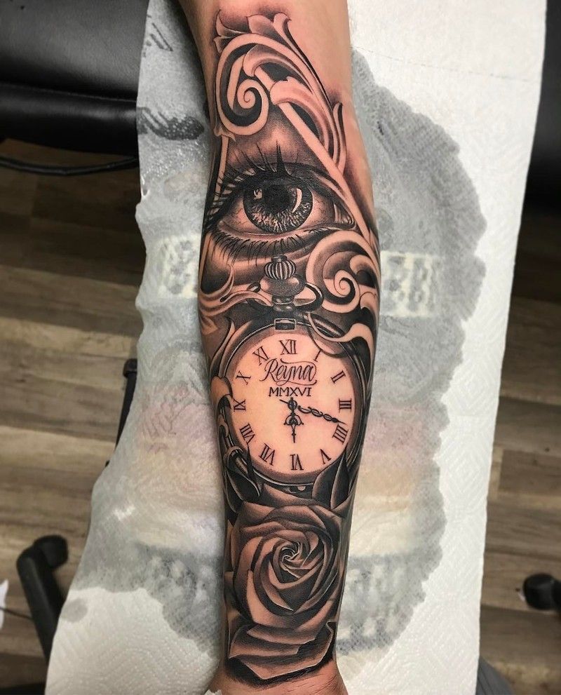Clock Tattoo 129