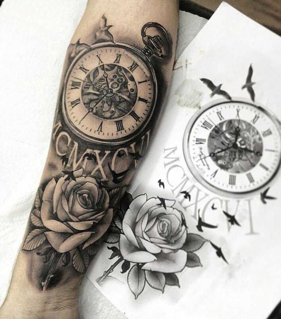 Clock Tattoo 132