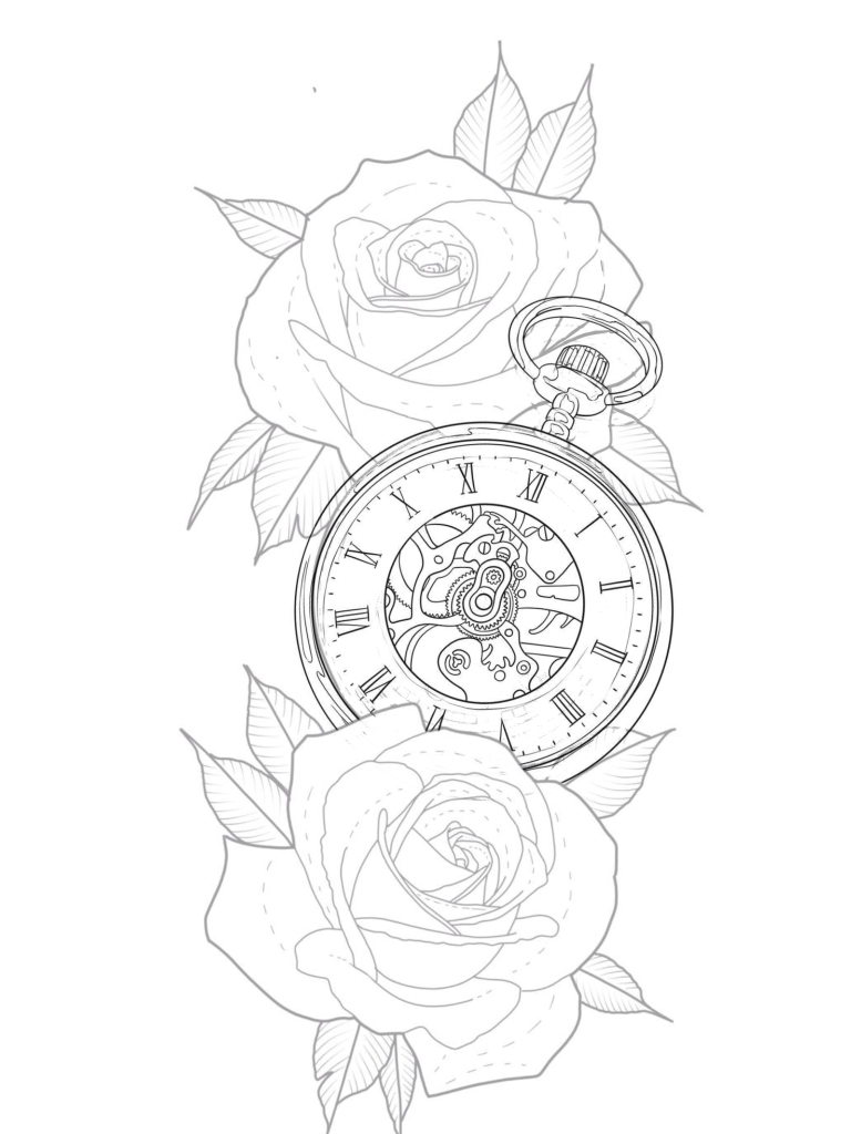 Clock Tattoo 15