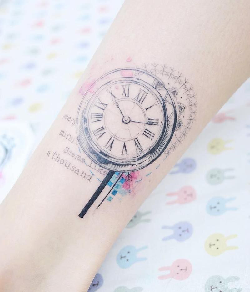Clock Tattoo 166