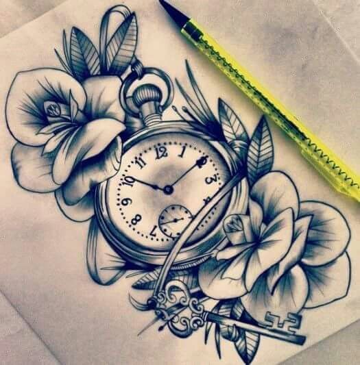 Clock Tattoo 169