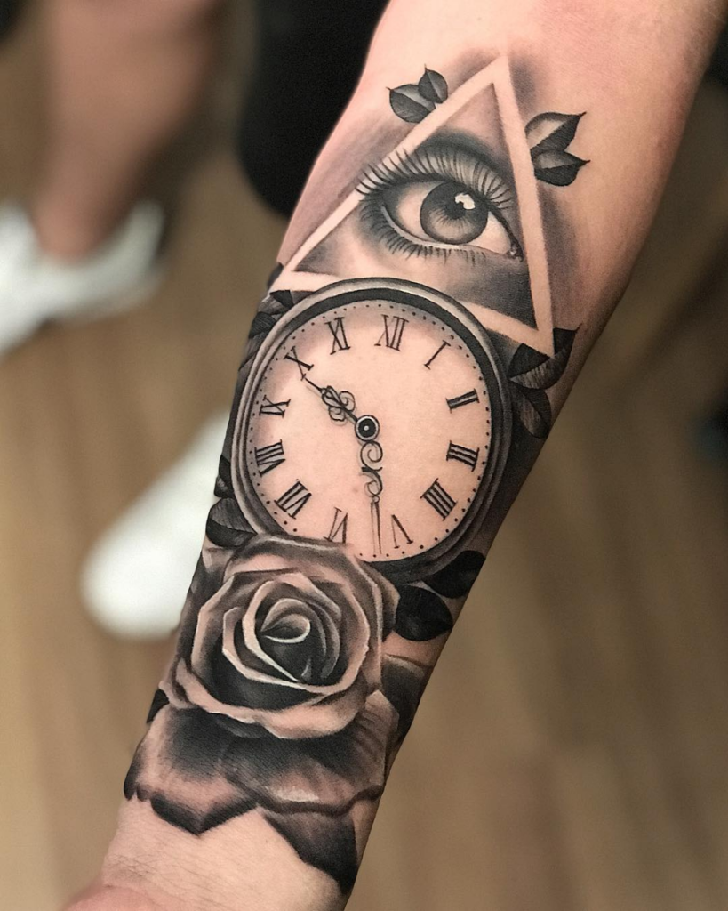 Clock Tattoo 17