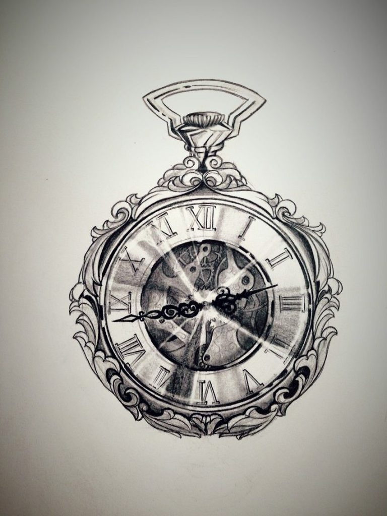 Clock Tattoo 195
