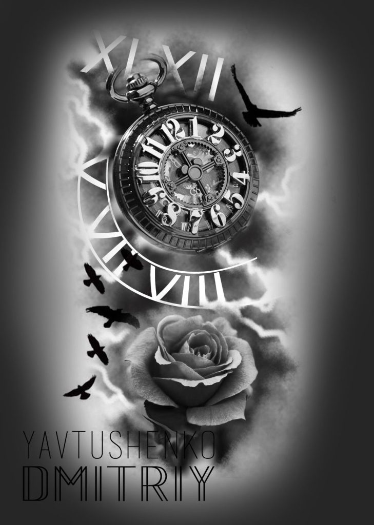 Clock Tattoo 200