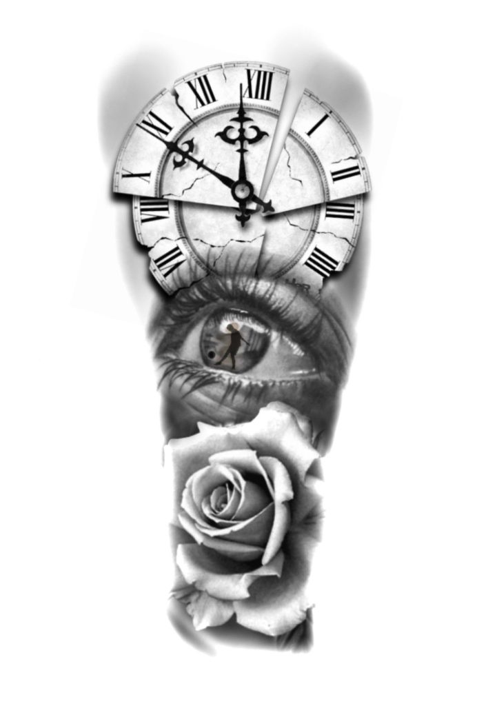 Clock Tattoo 210