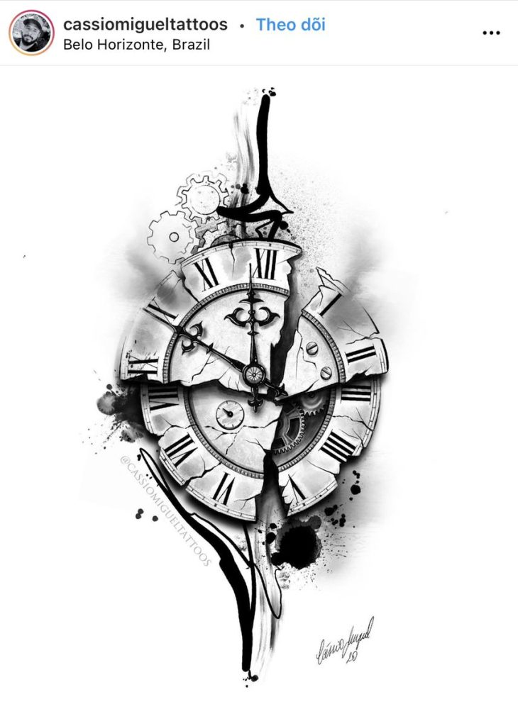 Clock Tattoo 23