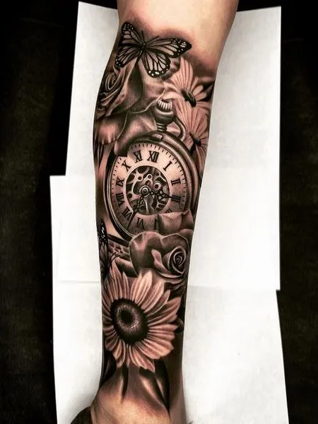 Clock Tattoo 6