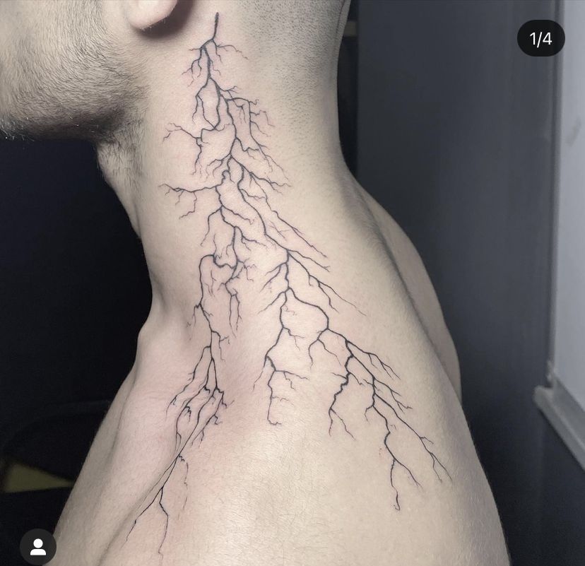 Lightning Tattoos 19