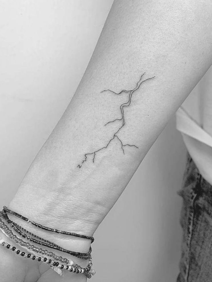 Lightning Tattoos 30