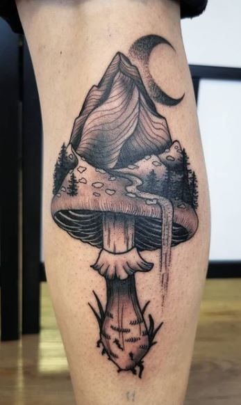 Mushroom Tattoo 1