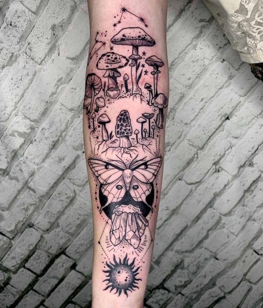 Mushroom Tattoo 112