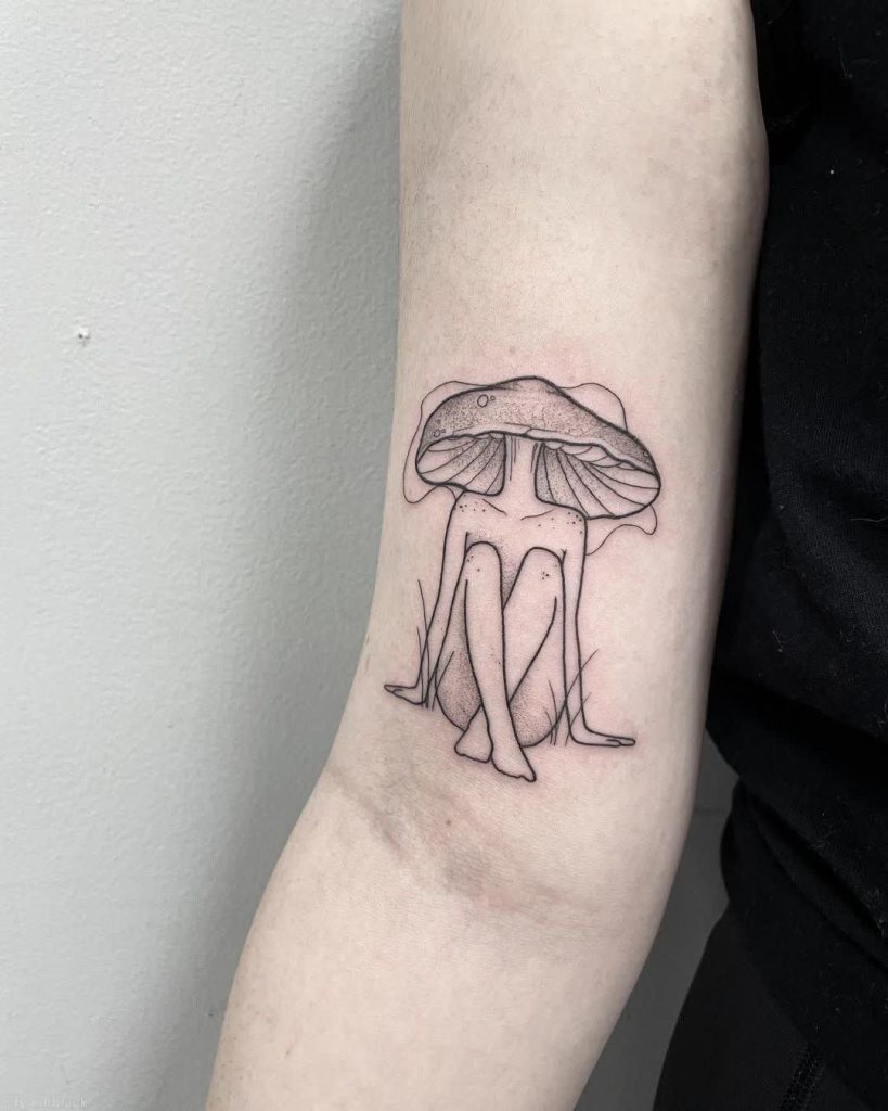 Mushroom Tattoo 115