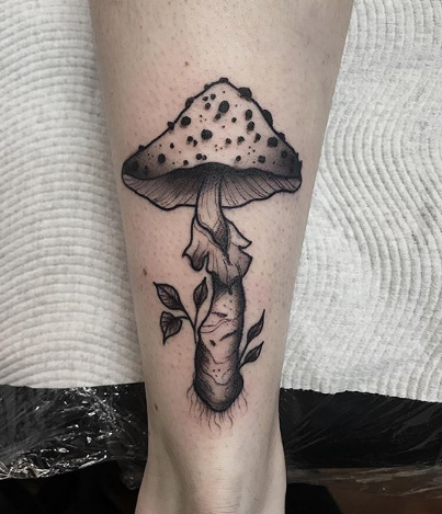 Mushroom Tattoo 12