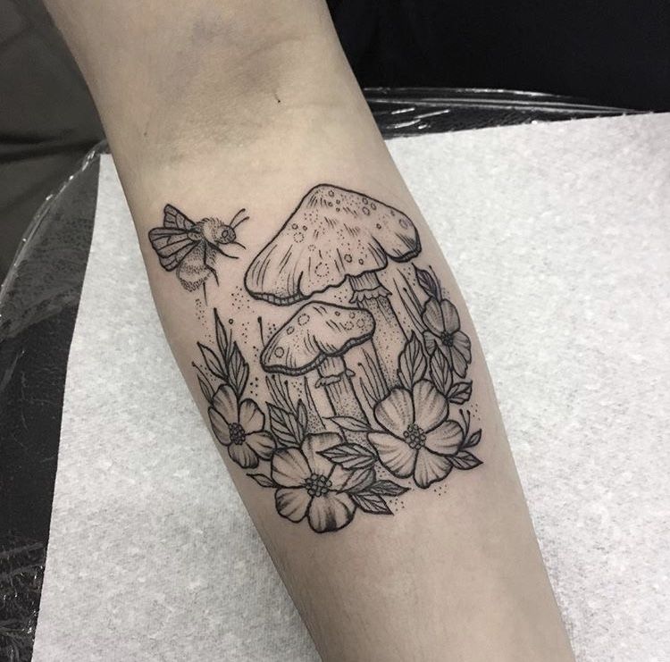 Mushroom Tattoo 121