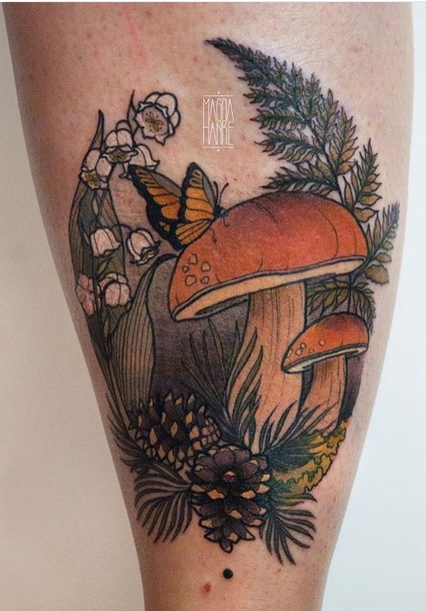 Mushroom Tattoo 122
