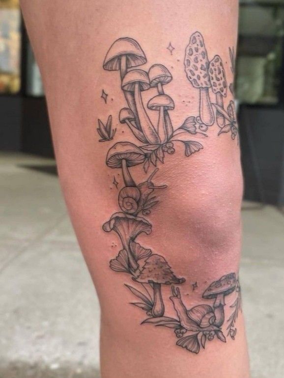 Mushroom Tattoo 13