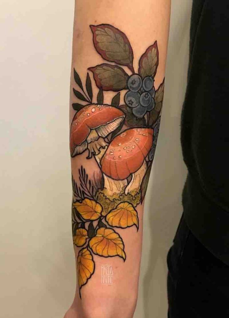 Mushroom Tattoo 131