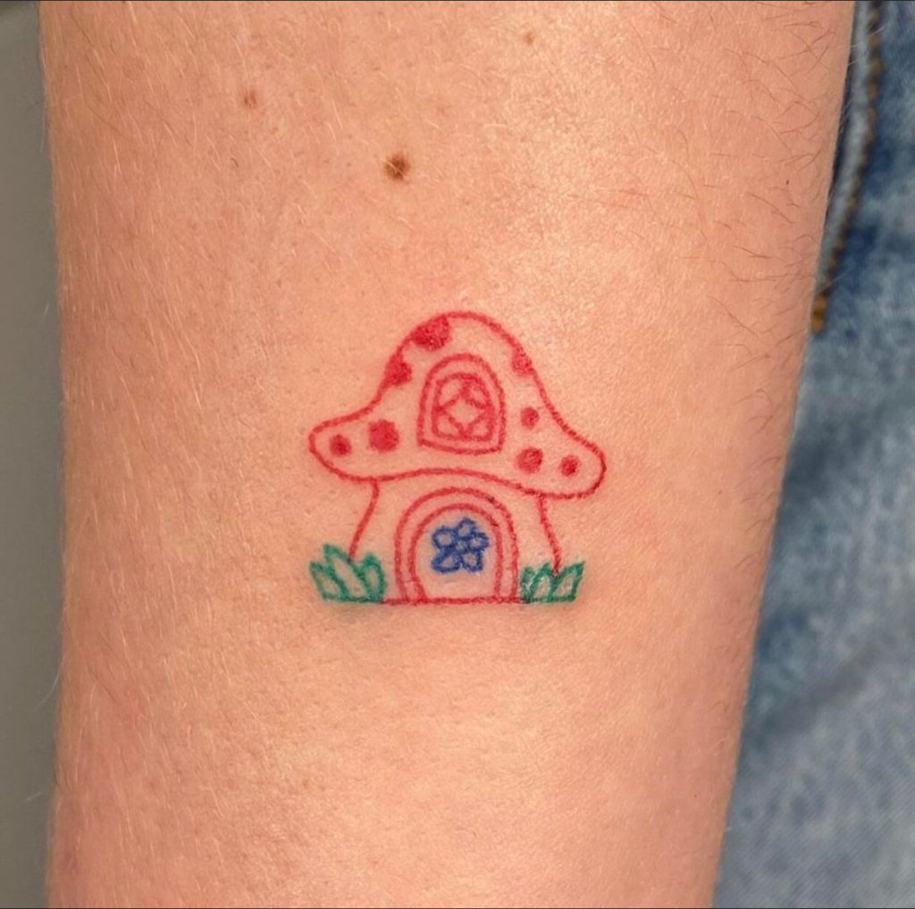 Mushroom Tattoo 132
