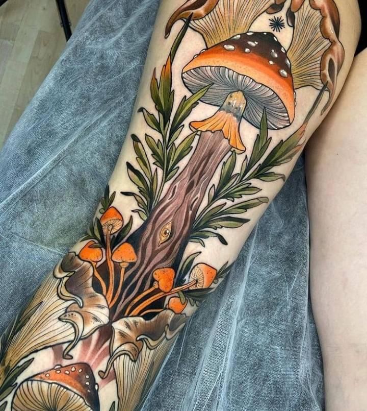 Mushroom Tattoo 134