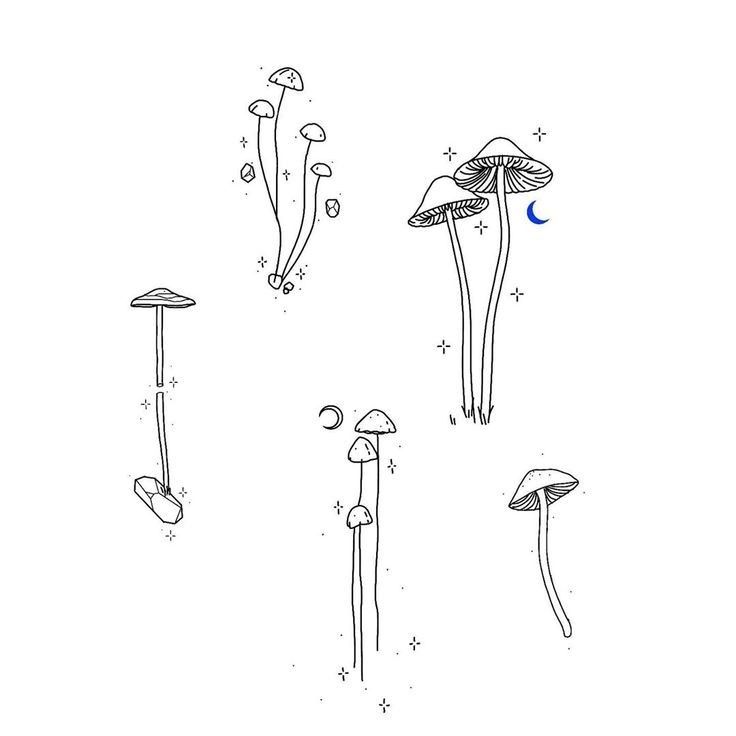 Mushroom Tattoo 138
