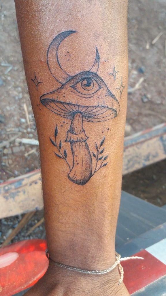 Mushroom Tattoo 14