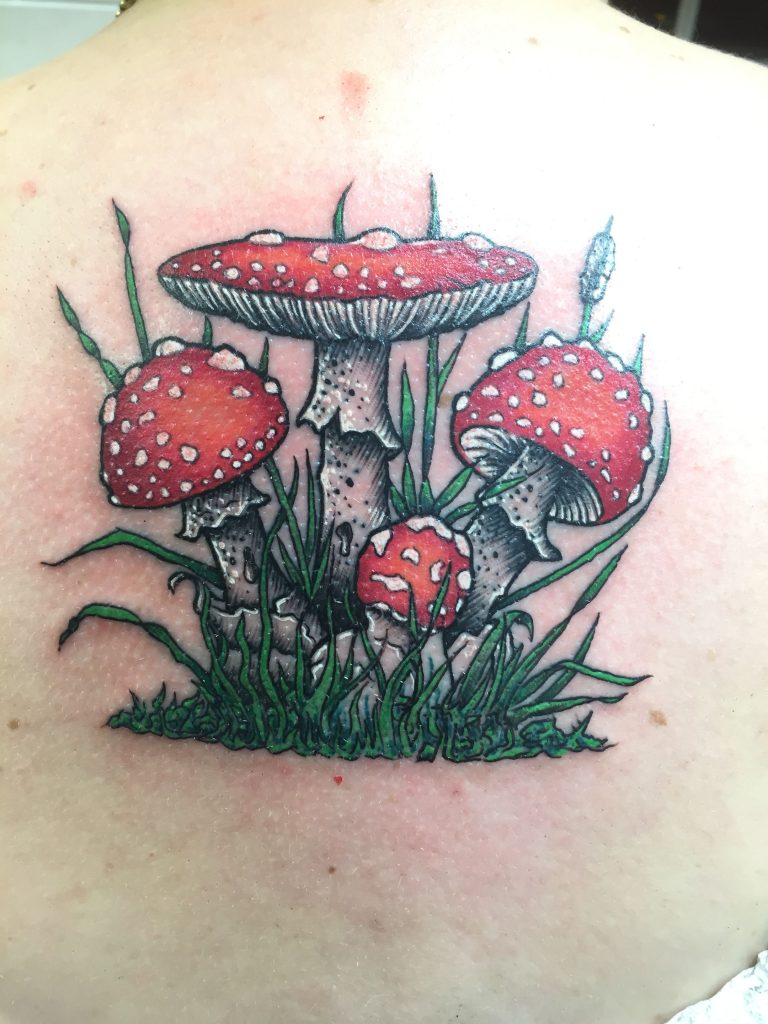 Mushroom Tattoo 140